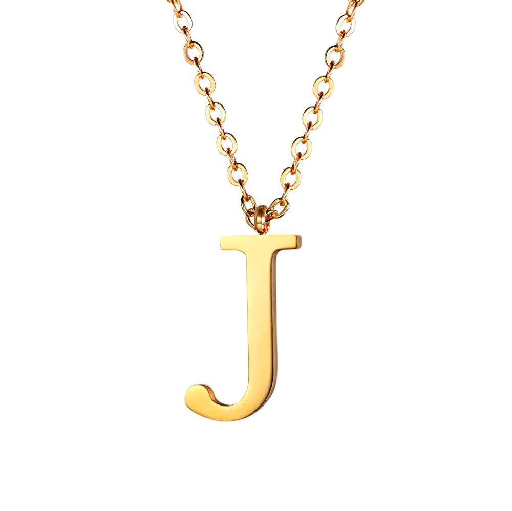 Collar Letra en Acero Inoxidable – Con Estuche