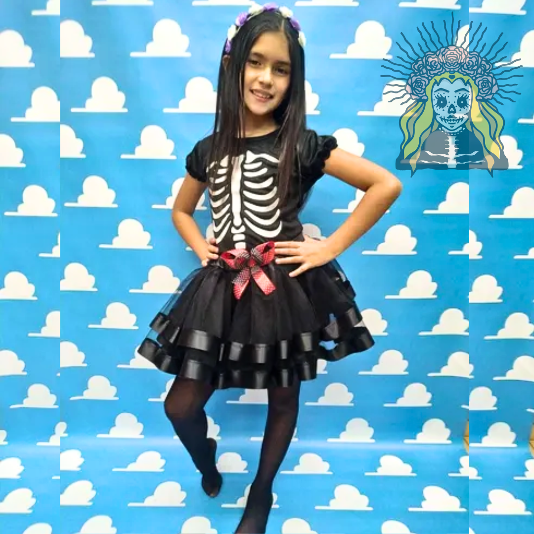 Disfraz Niña Catrina Mexicana