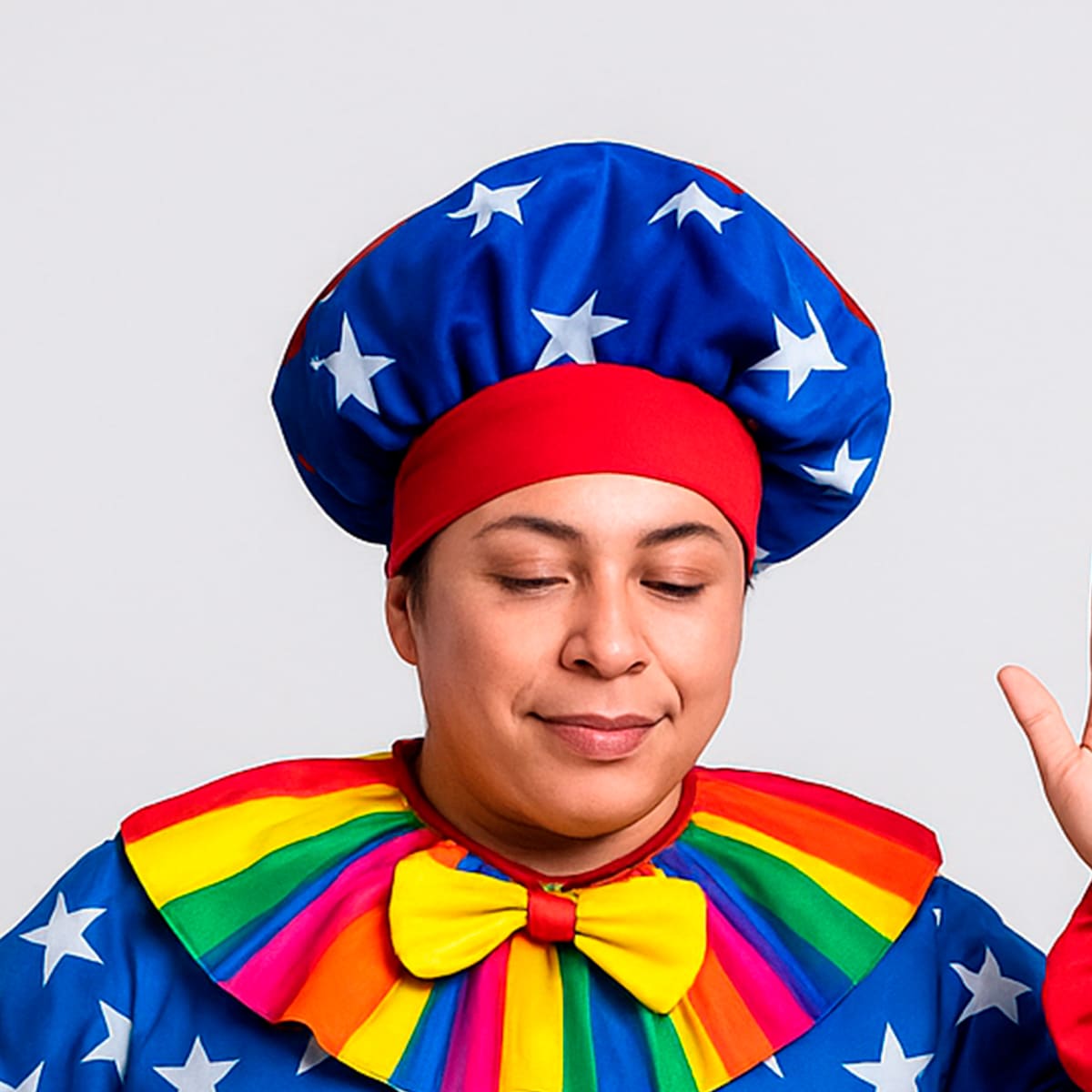Disfraz de Payaso Colorido – Niños y Adultos