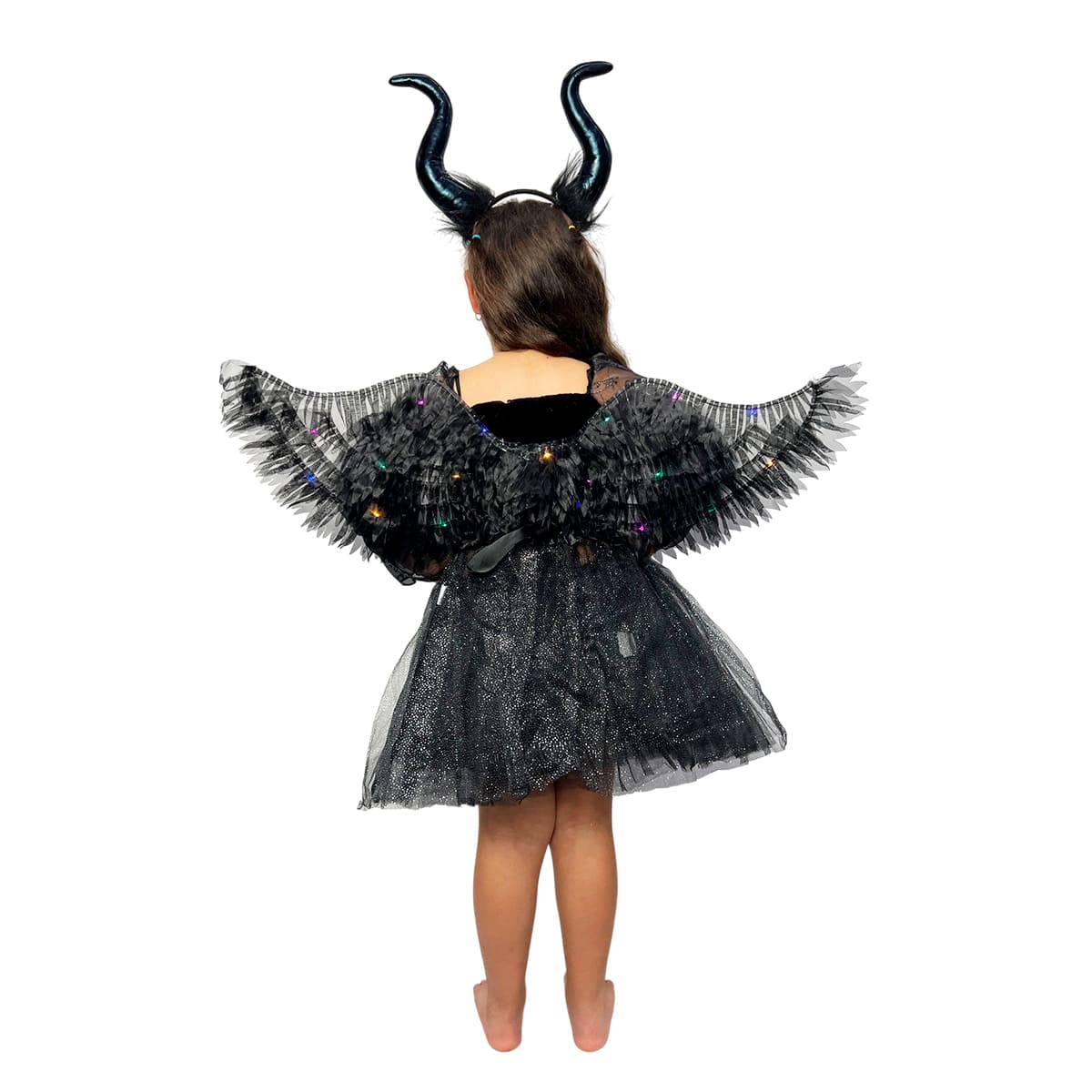 Disfraz de Ángel Oscuro para Niña