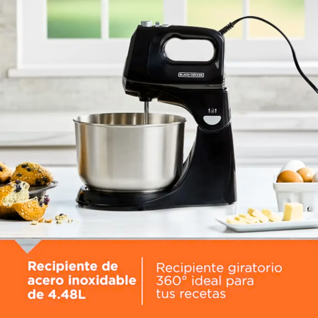 Batidora Black+Decker 2 en 1 Vertical y Manual – Modelo MX9125-2BDLA