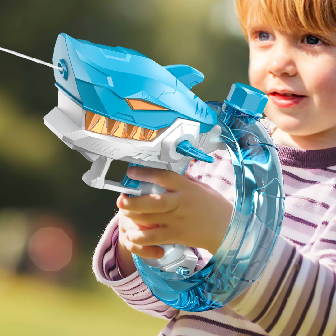 Pistola de Agua Eléctrica “Tiburón”