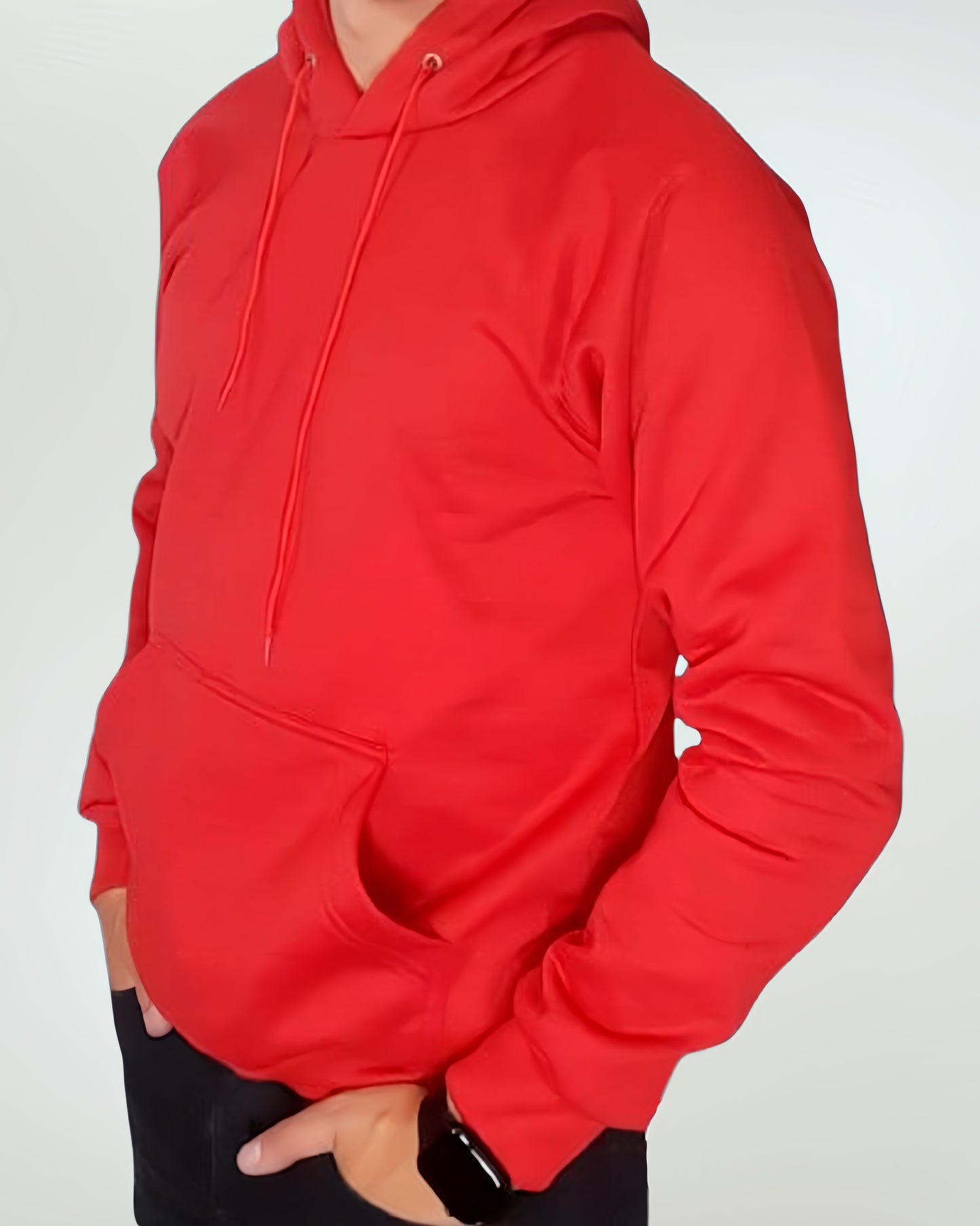 Buzo Hoodie Rojo Unisex con Capucha