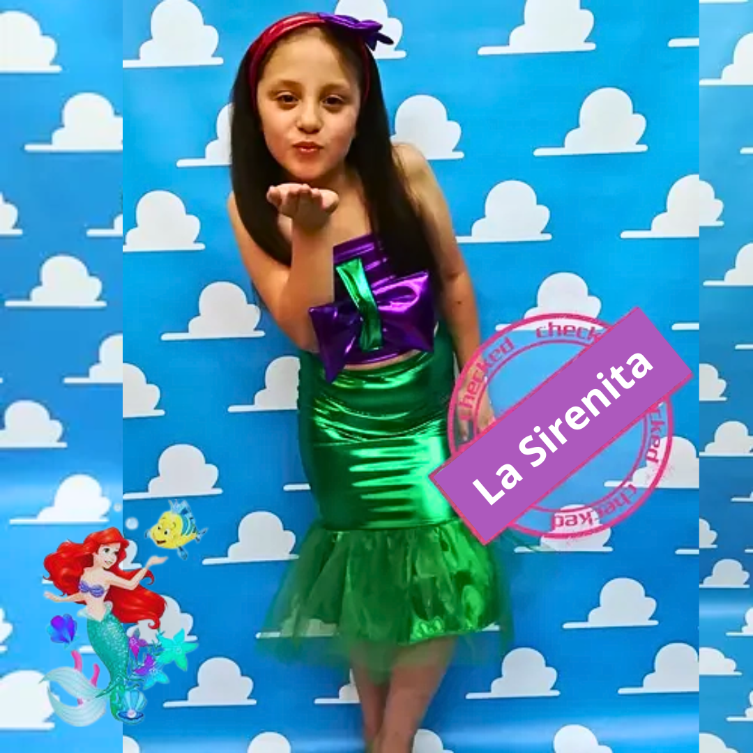 Disfraz Niña inspirado en La Sirenita Cosplay