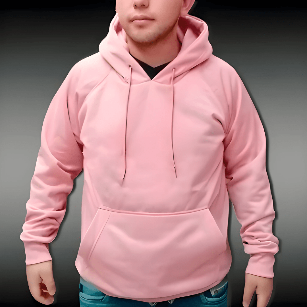 Buzo Hoodie Palo Rosa Unisex con Capucha