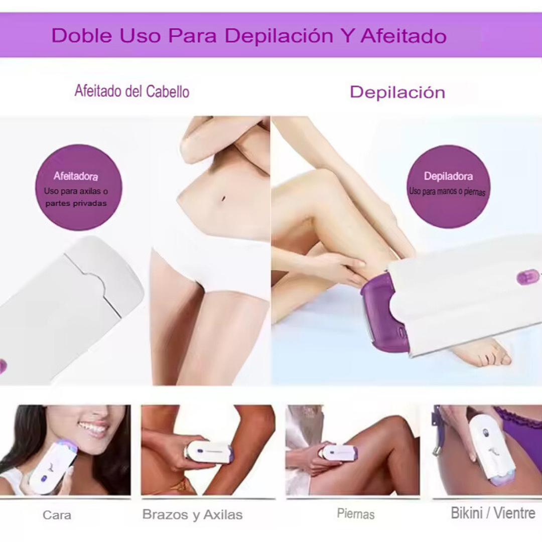 Depiladora Recargable MQ-0911 – Piel Suave al Instante (Piernas y Zona Bikini)