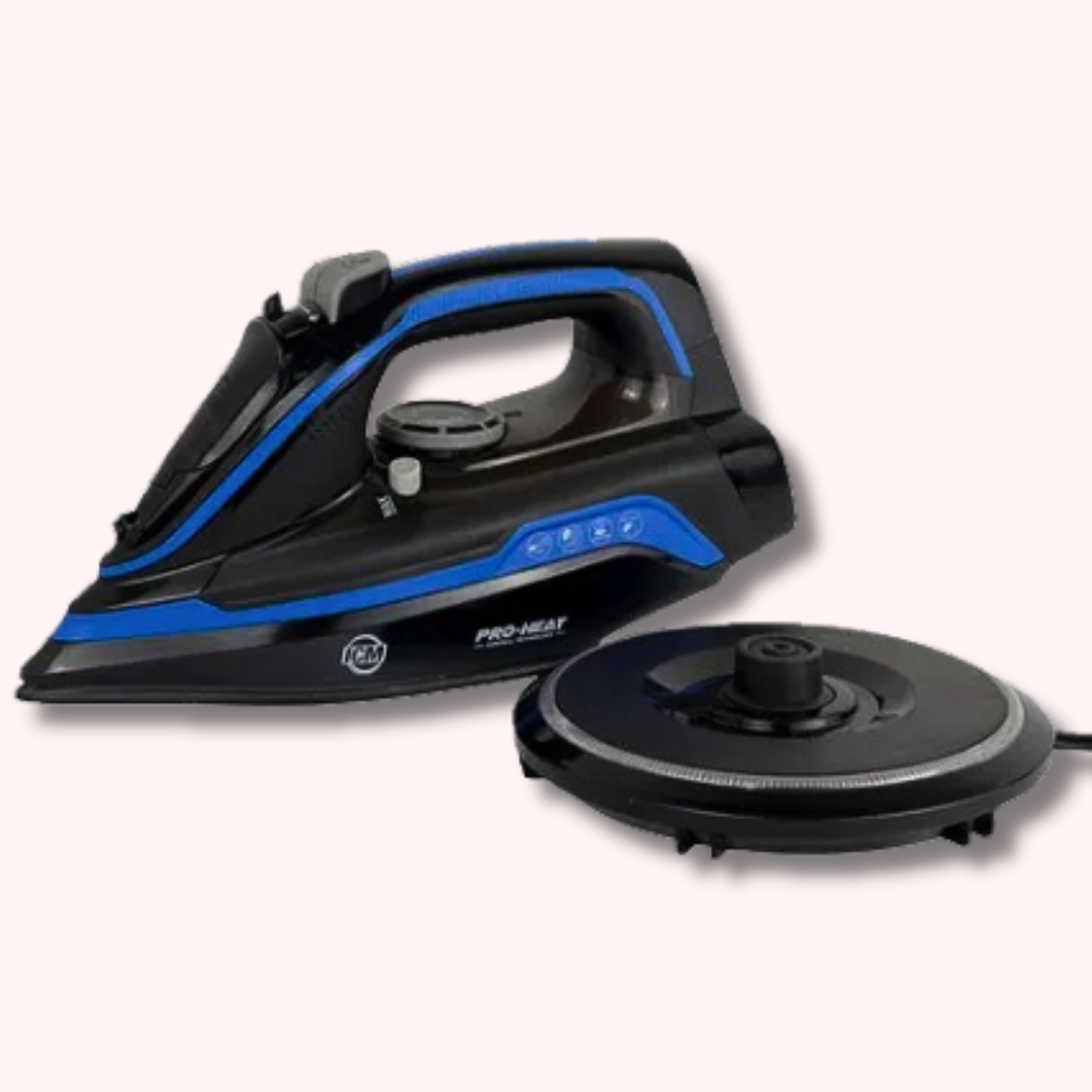 Plancha Inalámbrica ICM 1500w Cerámica – Modelo ICM-1-01