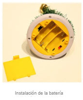Árbol Navideño Bailarín con Luces y Sonido – 15 cm