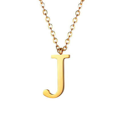 Collar Letra en Acero Inoxidable – Con Estuche