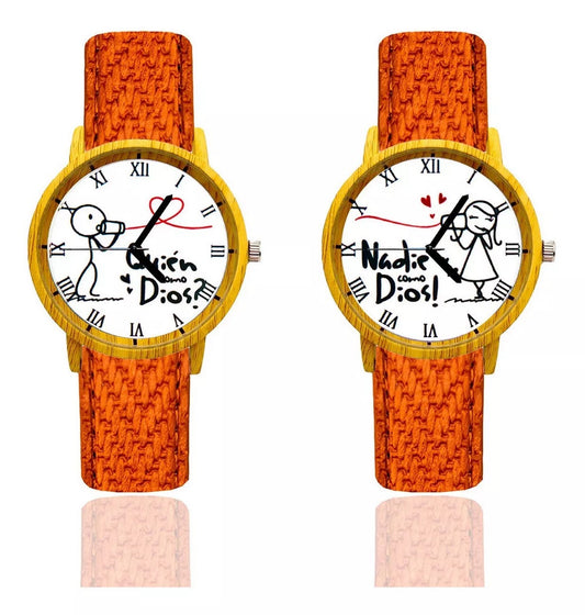 Relojes de Pareja – “Quien como Dios, nadie como Dios”