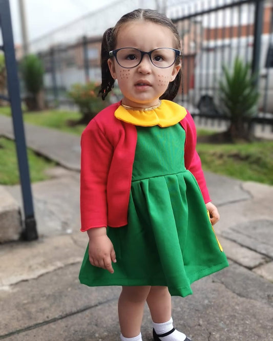 Disfraz Niña Chilindrina Cosplay