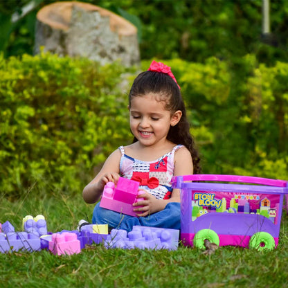 Vagón Armatodo con Bloques Didácticos para Niños