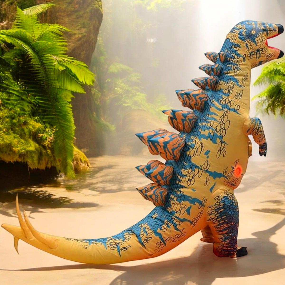 Disfraz Inflable de Dinosaurio para Niños