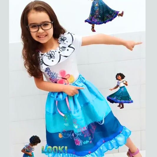 Disfraz Niña Inspirado en Encanto Mirabel