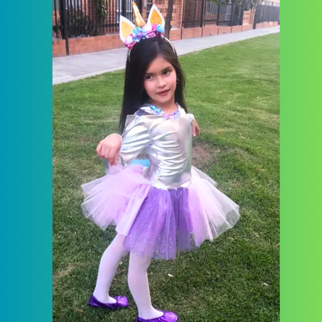 Disfraz Niña Unicornio Tutú