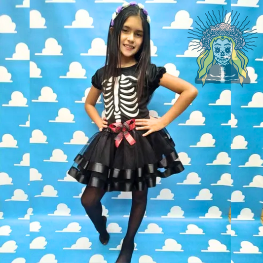 Disfraz Niña Catrina Mexicana