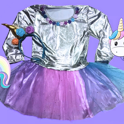 Disfraz Niña Unicornio Tutú