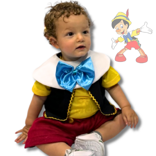 Disfraz Infantil Inspirado en Pinocho – Cosplay Niño