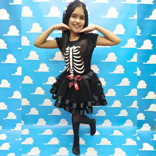 Disfraz Niña Catrina Mexicana