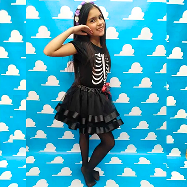Disfraz Niña Catrina Mexicana