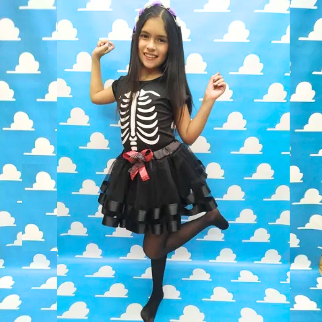 Disfraz Niña Catrina Mexicana