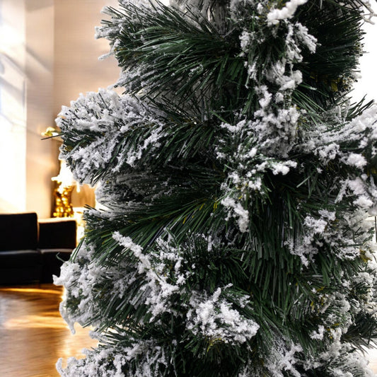 Árbol de Navidad Lápiz Nevado 1.80m
