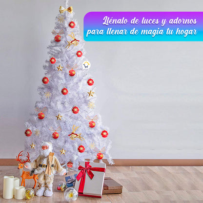 Árbol de Navidad Blanco 1.80 m – 720 Ramas