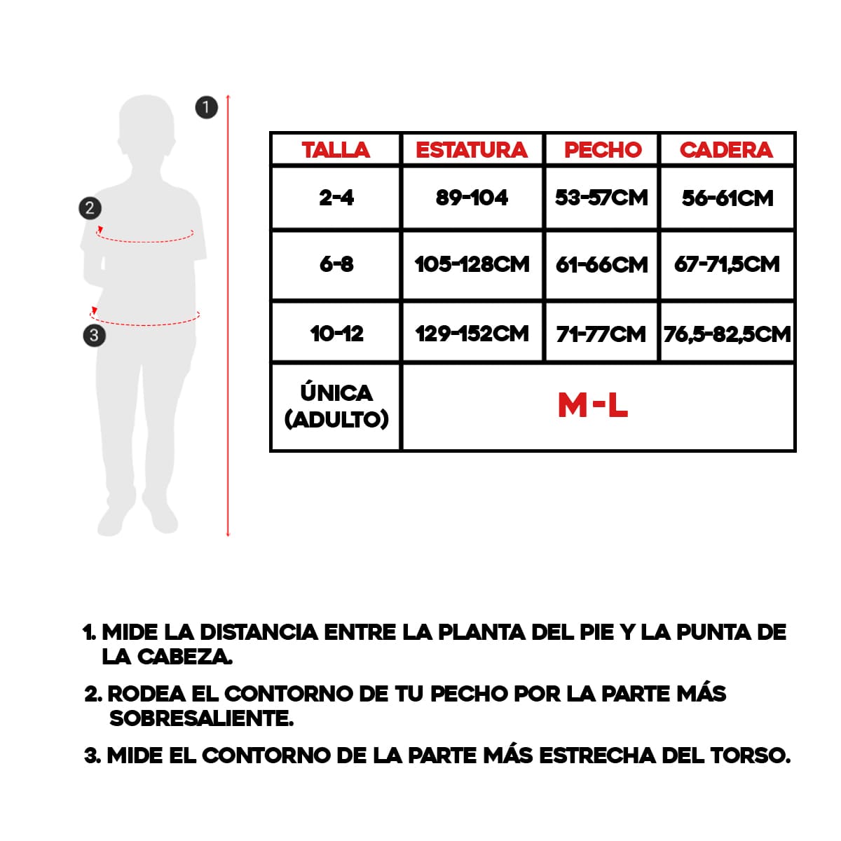 Disfraz de Quico Niños y Adultos