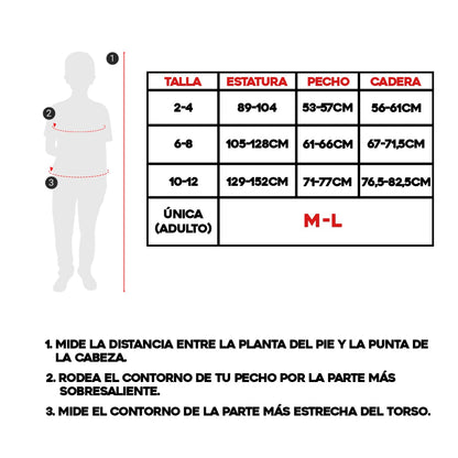 Disfraz de Quico Niños y Adultos