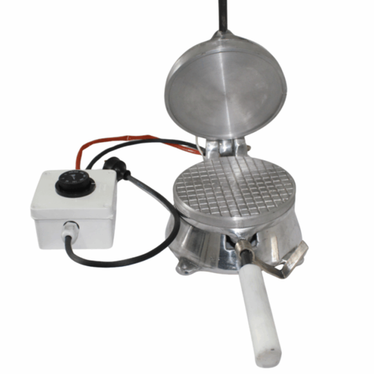 Máquina para Obleas de 16 cm con Control de Temperatura y Corte Interno