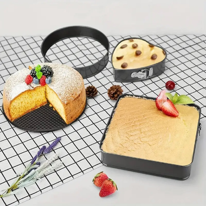 Molde Torta Desmontable Surtido 24-26-28 cm