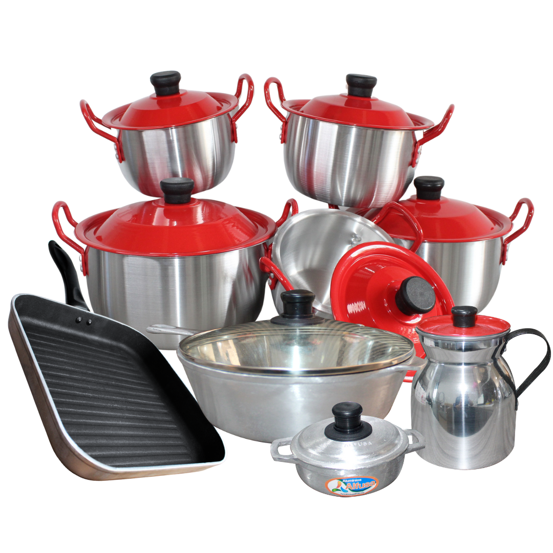 Combo Master Alu – Set Completo de Ollas y Sartenes de Aluminio