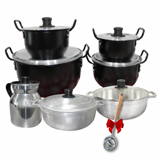 Cocina Premium – Combo Completo de Ollas y Calderos en Aluminio