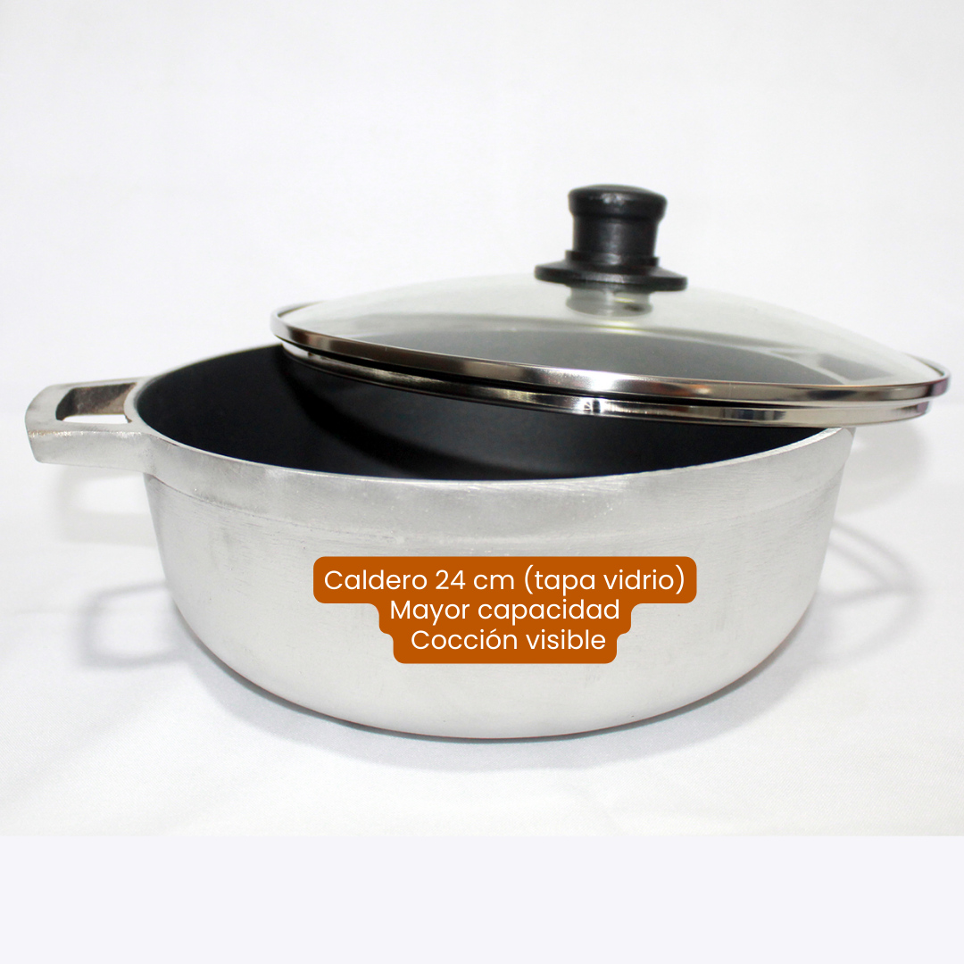 Set de Calderos Antiadherentes x4 – Cocina Práctica y Duradera
