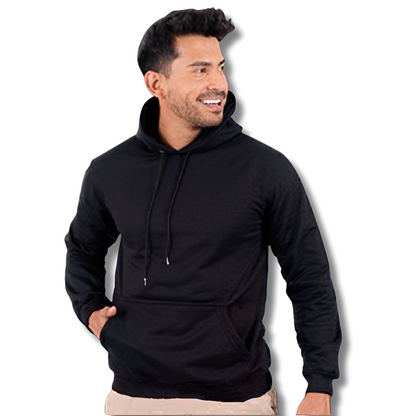 Buzo Hoodie Negro Unisex con Capucha