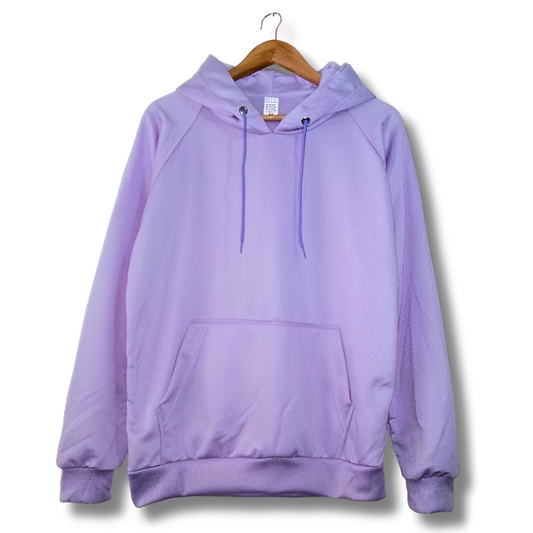 Buzo Hoodie Lila Unisex con Capucha