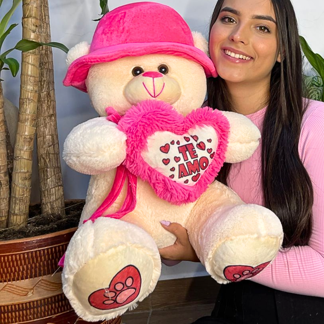 Peluche Pava con Corazón 70 cm