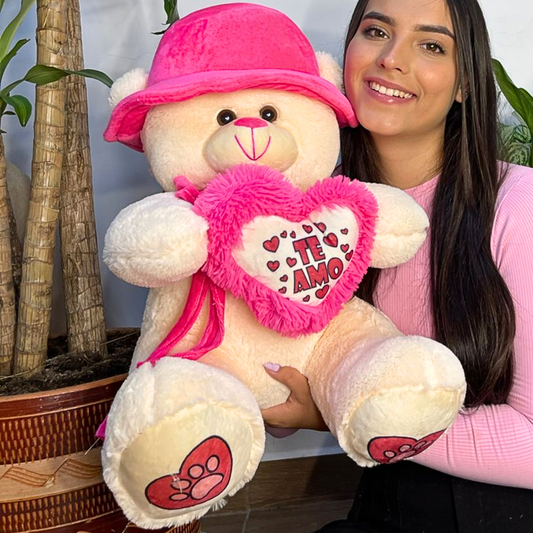 Peluche Pava con Corazón 70 cm