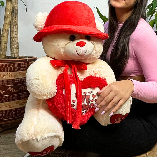 Peluche Pava con Corazón 70 cm