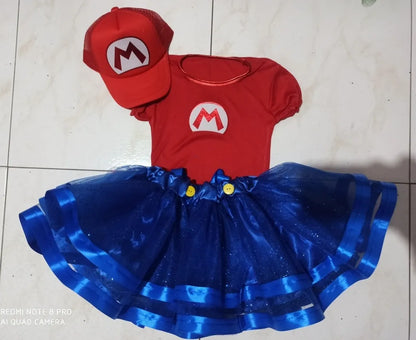 Disfraz Niña Mario Bros Tutu – Cosplay Temático