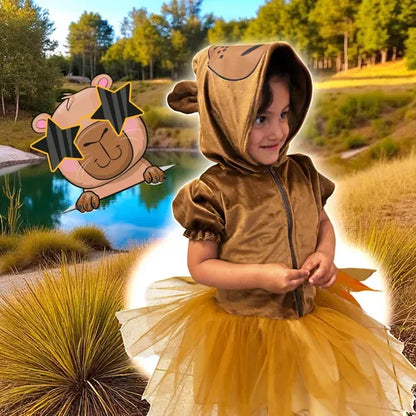 Disfraz Niña Capibara con Tutú