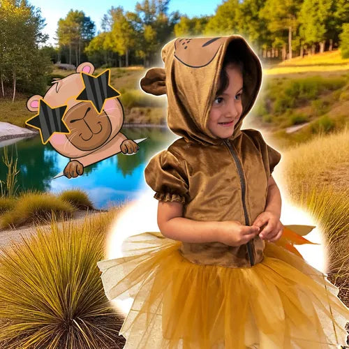 Disfraz Niña Capibara con Tutú