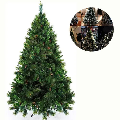 Árbol de Navidad 210 cm Combinado Frondoso (1338 Ramas)