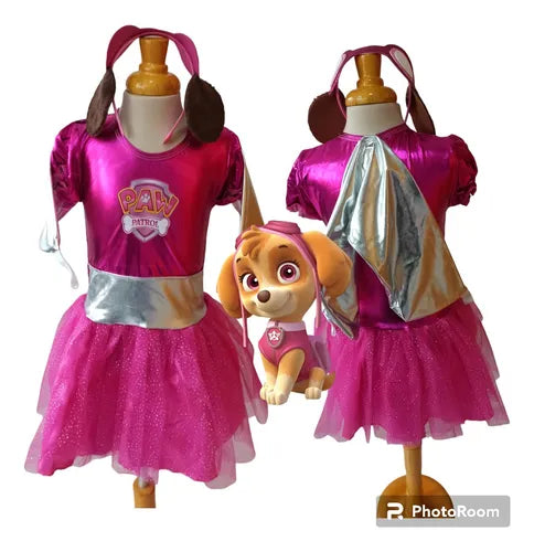 Disfraz Niña inspirado en Skye Paw Patrol