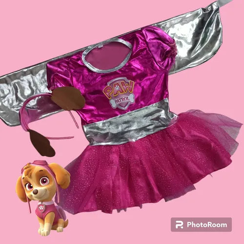 Disfraz Niña inspirado en Skye Paw Patrol