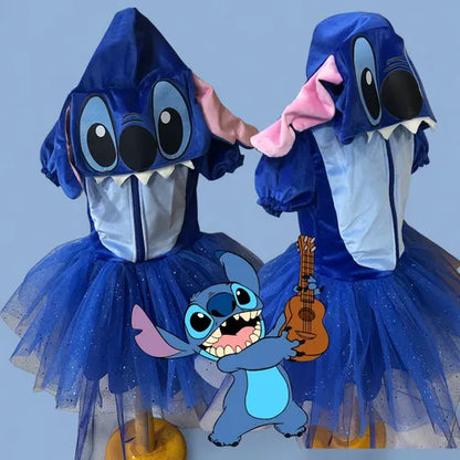 Disfraz Tutú inspirado en Stitch Niña