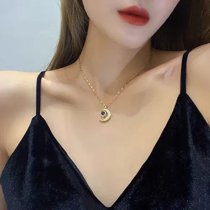 Collar “Te Amo en 100 Idiomas” con Dije de Luna