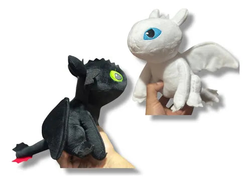 Set de Peluches Furia Nocturna Chimuelo + Furia Luminosa