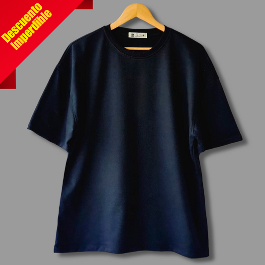 Camiseta Oversize Unisex Negro