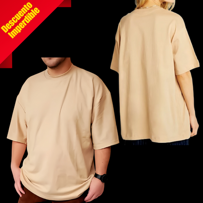 Camiseta Oversize Unisex Camel
